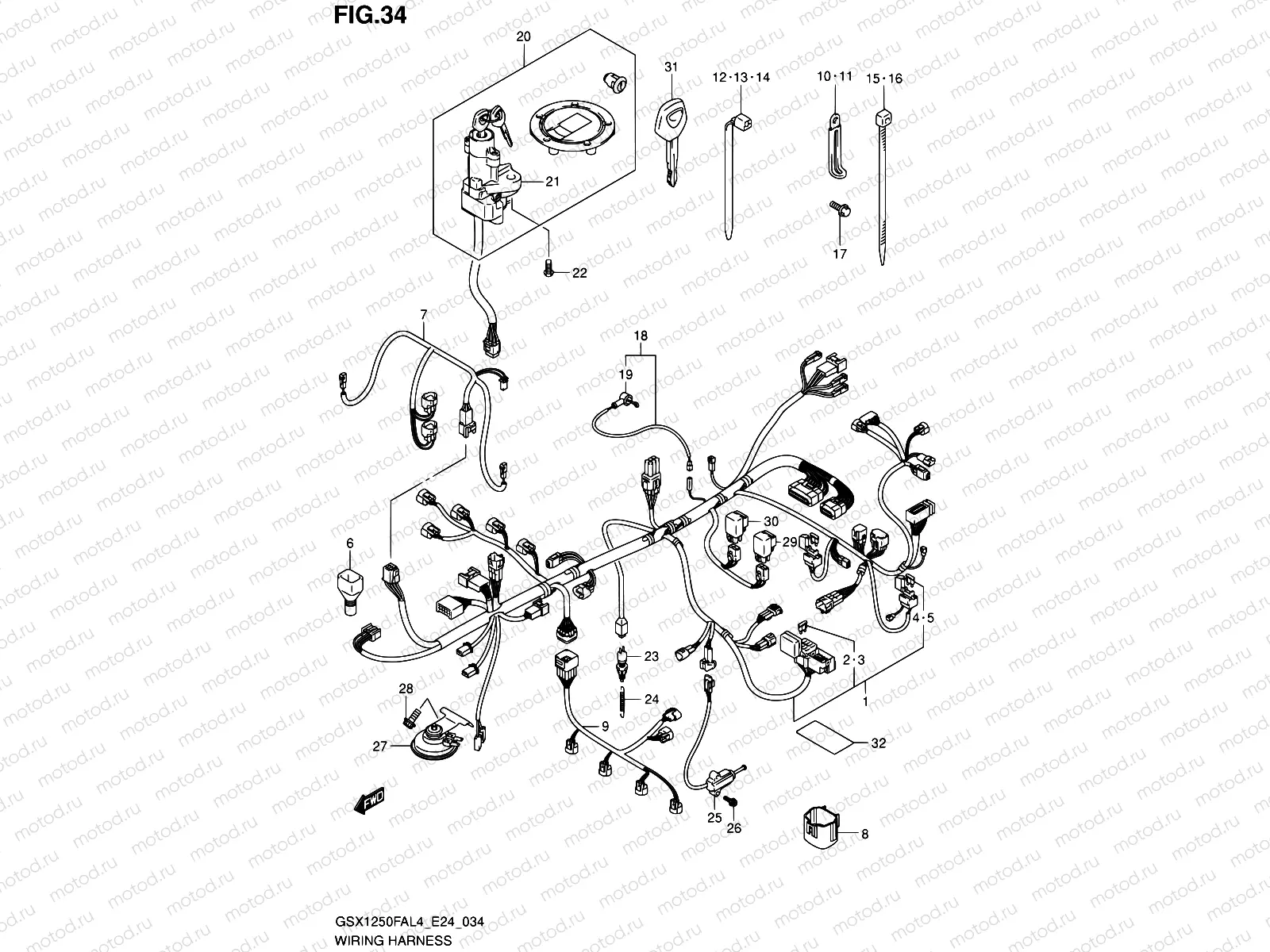 34 - WIRING HARNESS