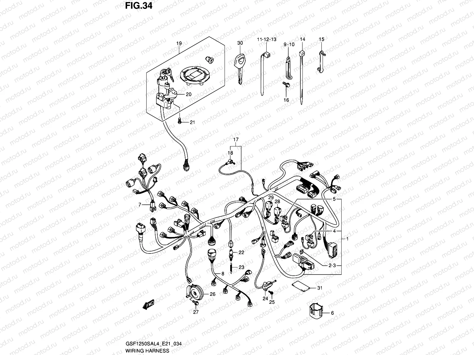 34 - WIRING HARNESS