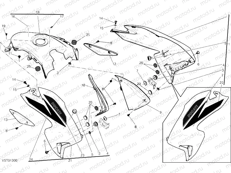 34A - FAIRING (1) » PLASTICS