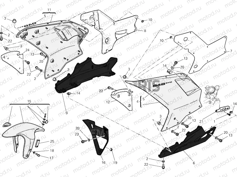 34A - FAIRING (1) » PLASTICS