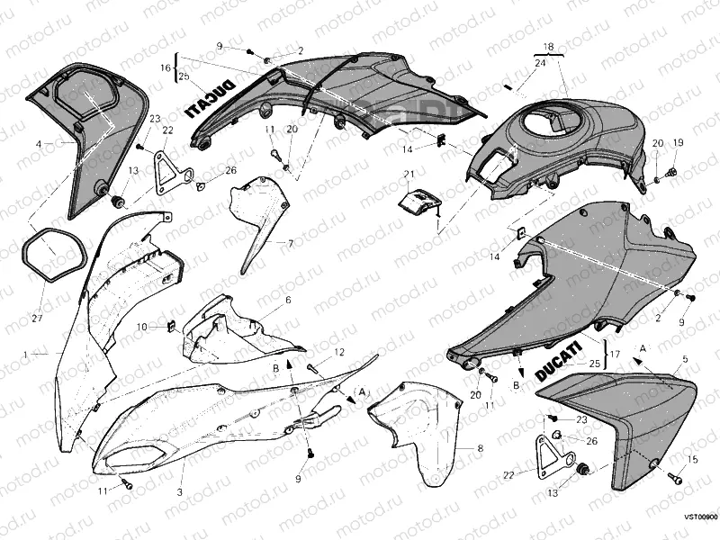 34A - FAIRING » PLASTICS