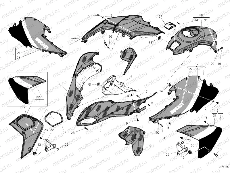 34A - FAIRING » PLASTICS