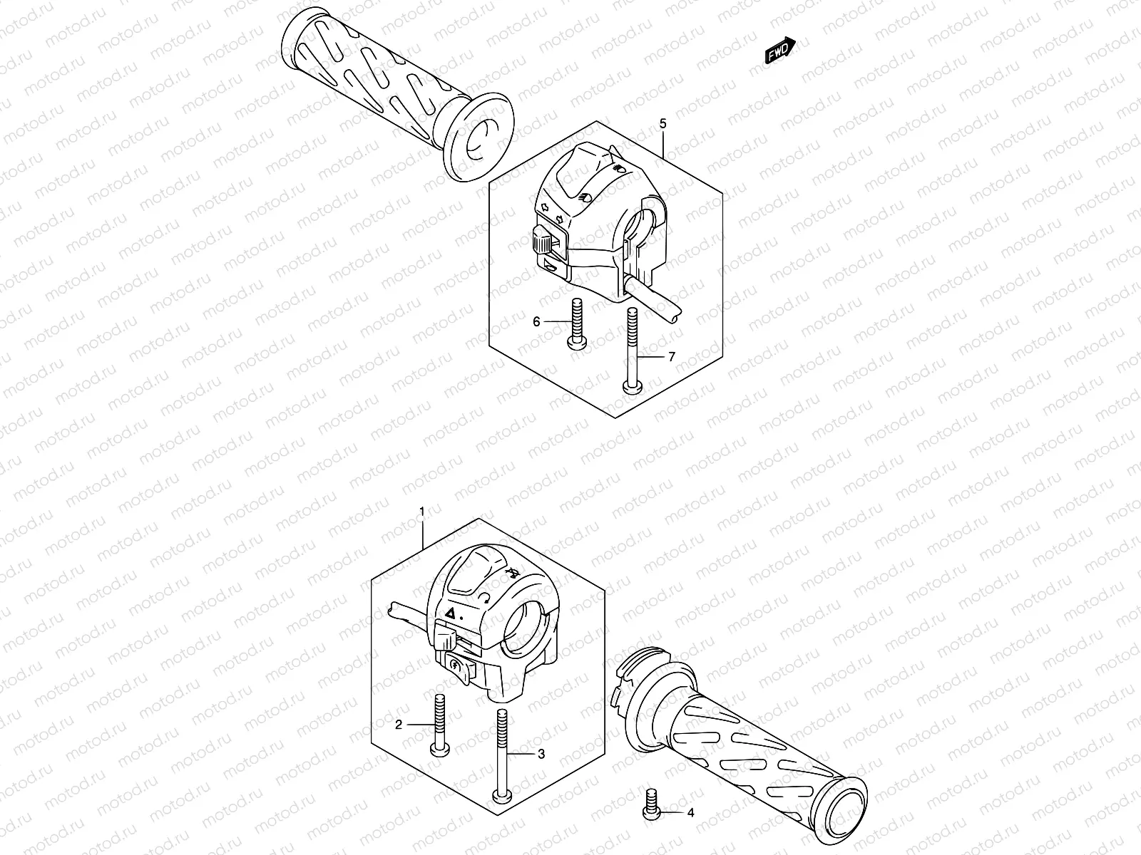 34A - HANDLE SWITCH (SV1000/U1/U2)