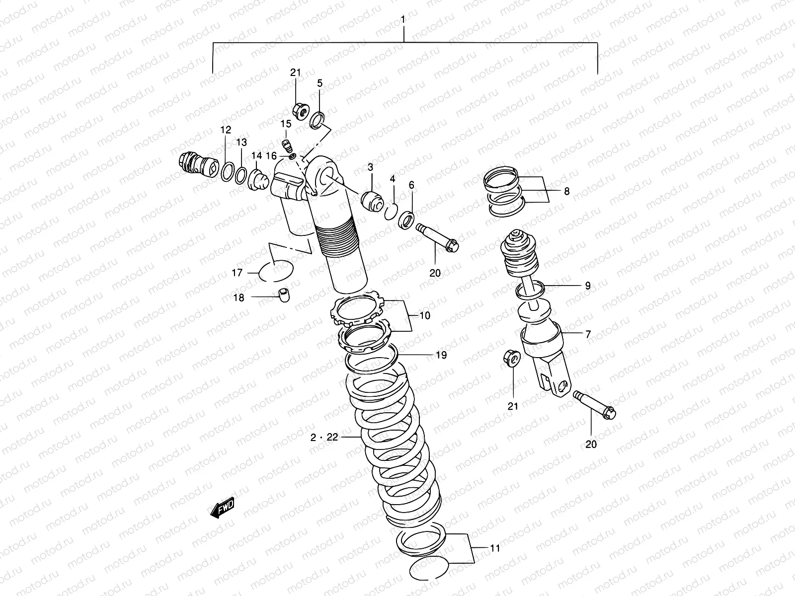 34A - SHOCK ABSORBER (MODEL V)