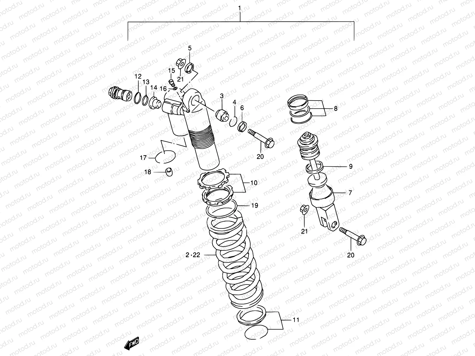 34A - SHOCK ABSORBER (MODEL V)
