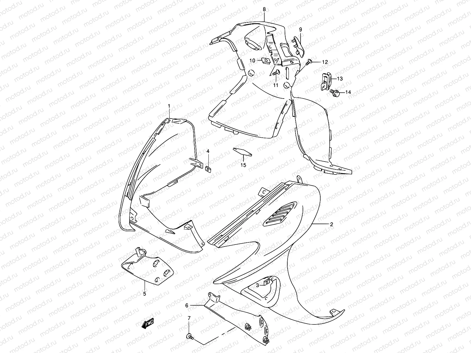 34A - SIDE LEG SHIELD (MODEL Y/K1)