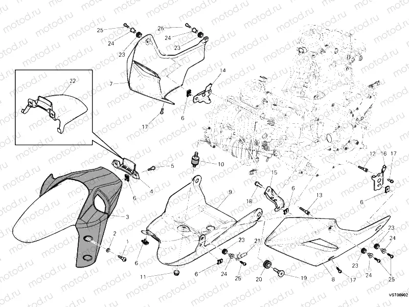 34B - FAIRING » PLASTICS