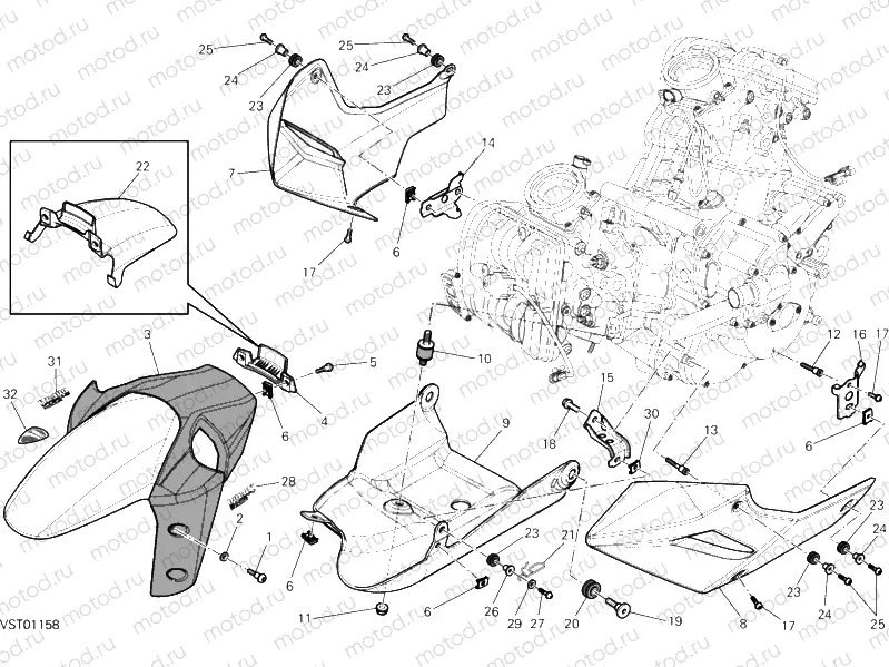 34B - FAIRING » PLASTICS