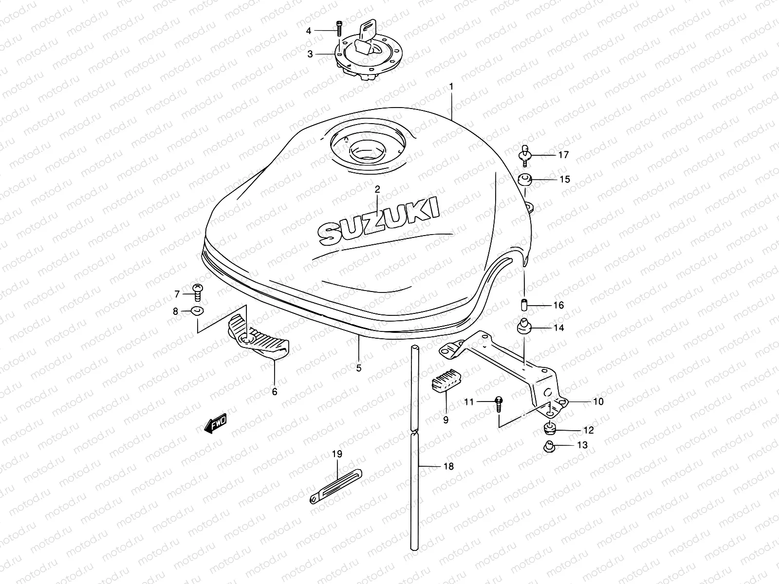 34B - FUEL TANK (MODEL Y)
