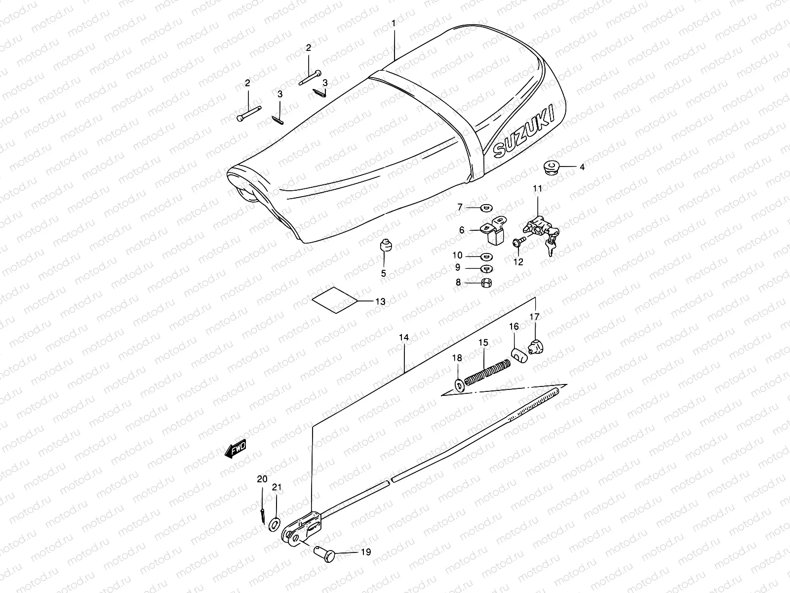 34B - SEAT (SEE NOTE)