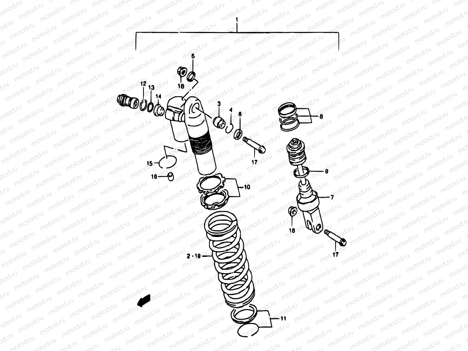 34C - SHOCK ABSORBER (MODEL X)