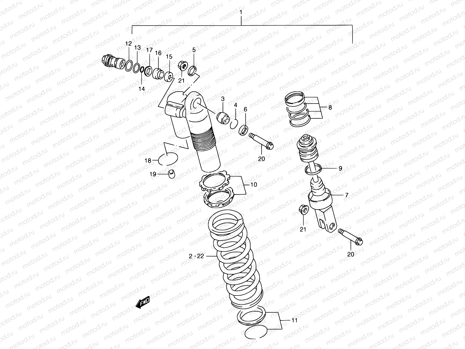 34D - SHOCK ABSORBER (MODEL Y)