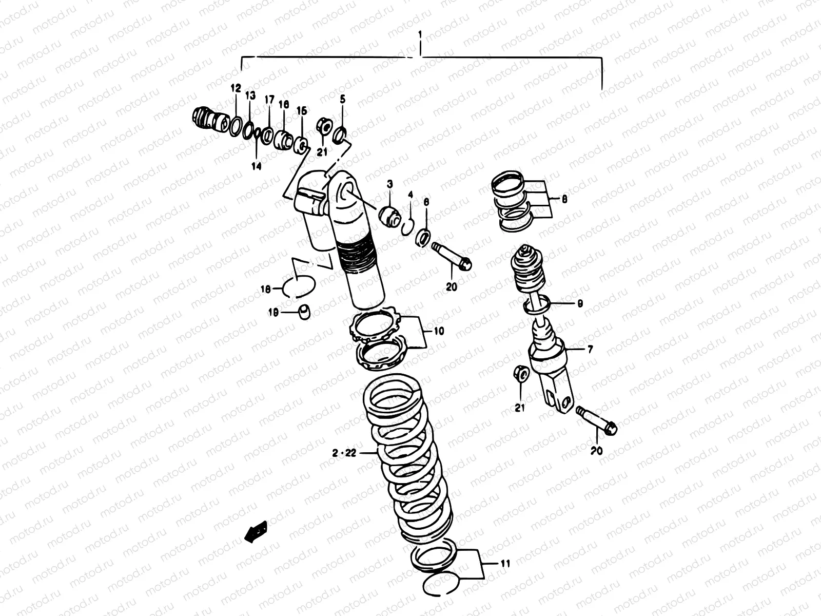 34D - SHOCK ABSORBER (MODEL Y)