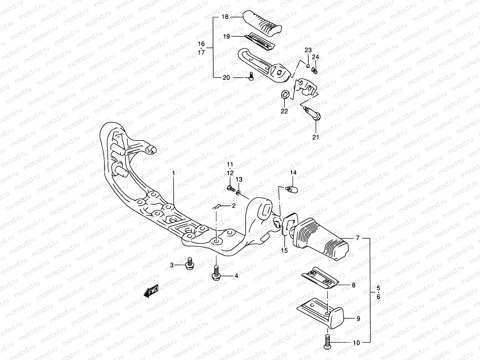 35 - FOOTREST