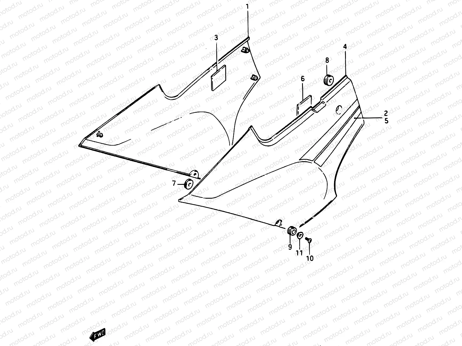 35 - FRAME COVER (MODEL G)