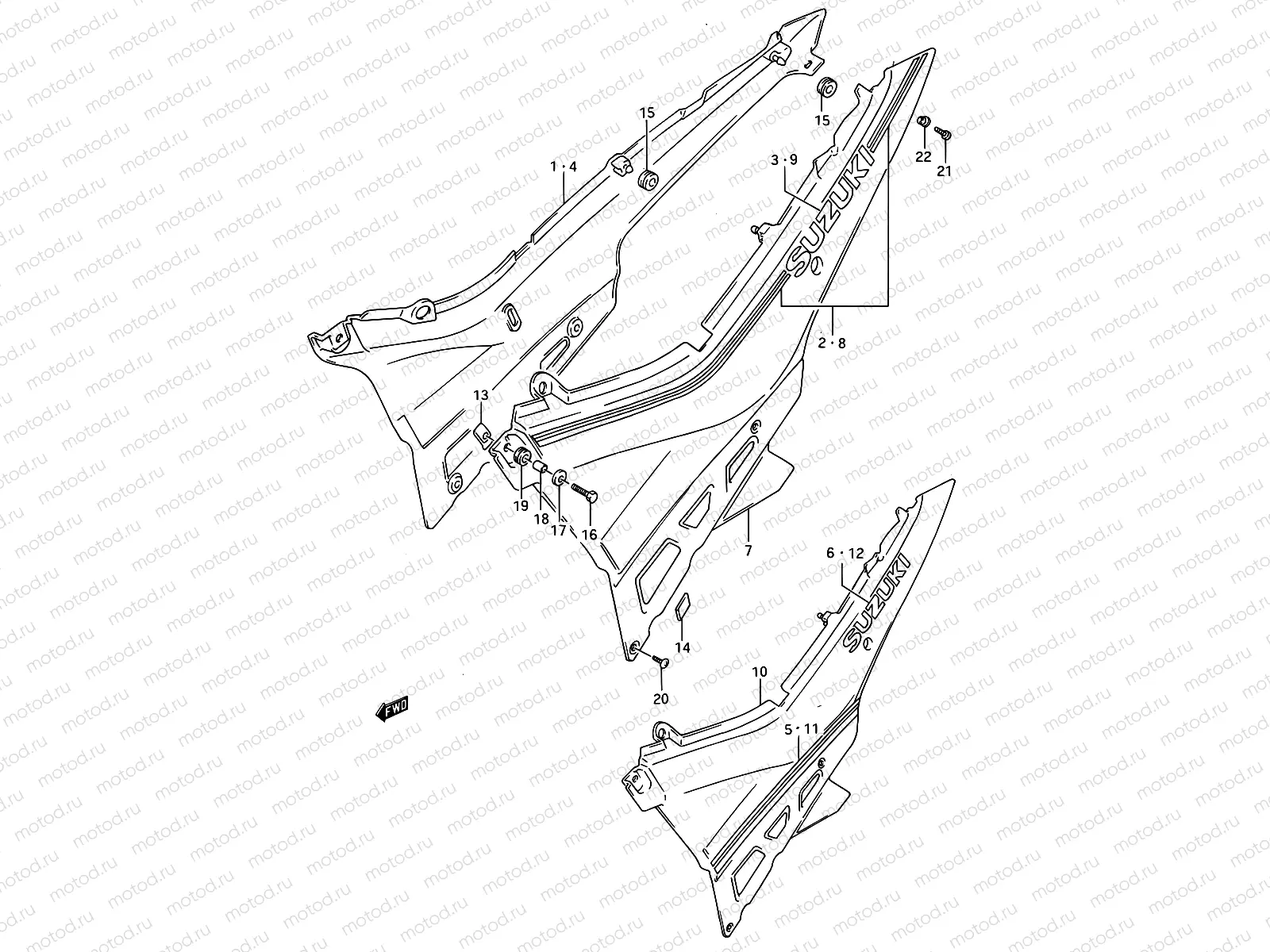 35 - FRAME COVER (MODEL J/K)