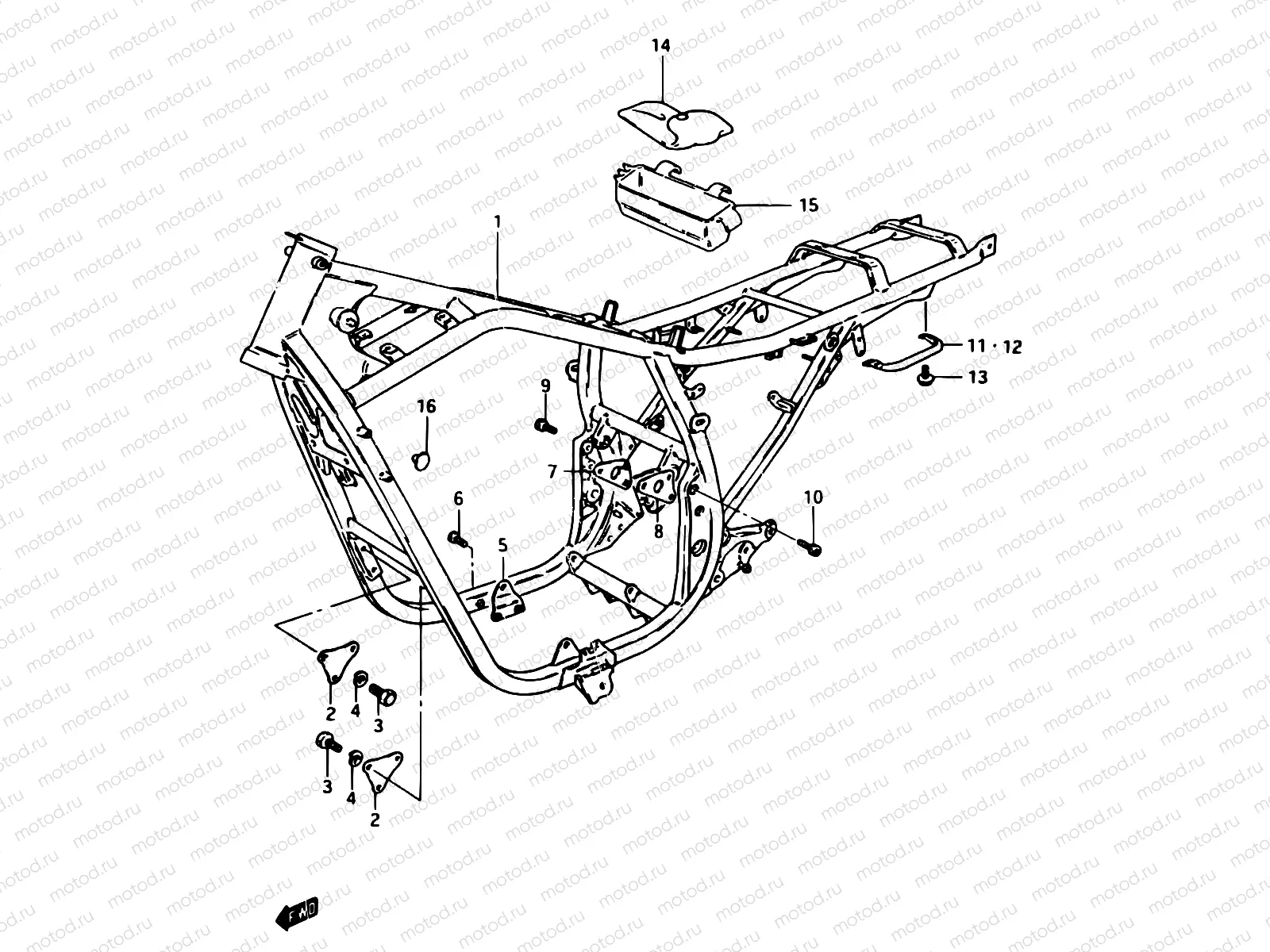 35 - FRAME (MODEL E)