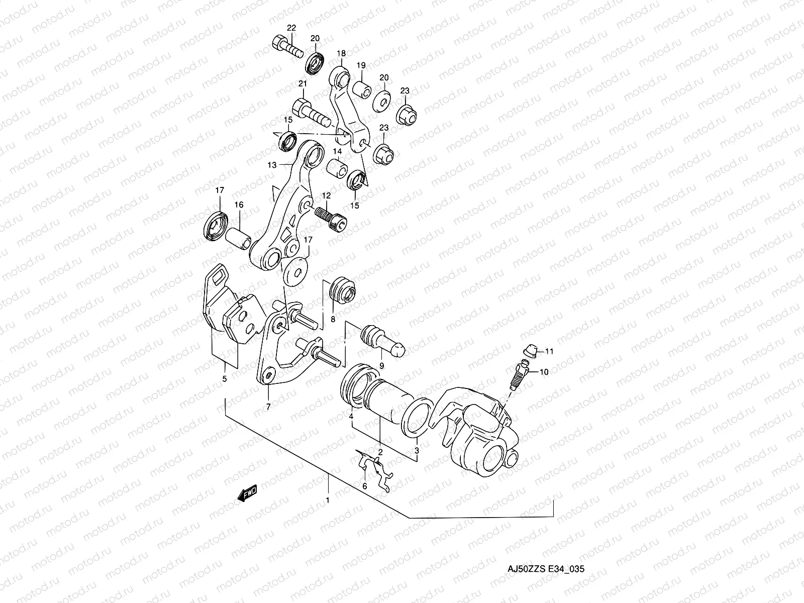 35 - FRONT CALIPER