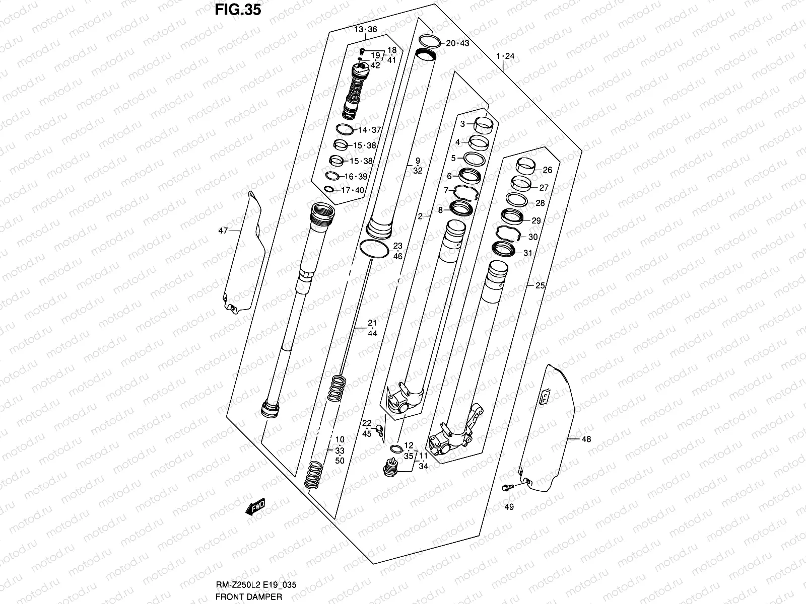35 - FRONT DAMPER