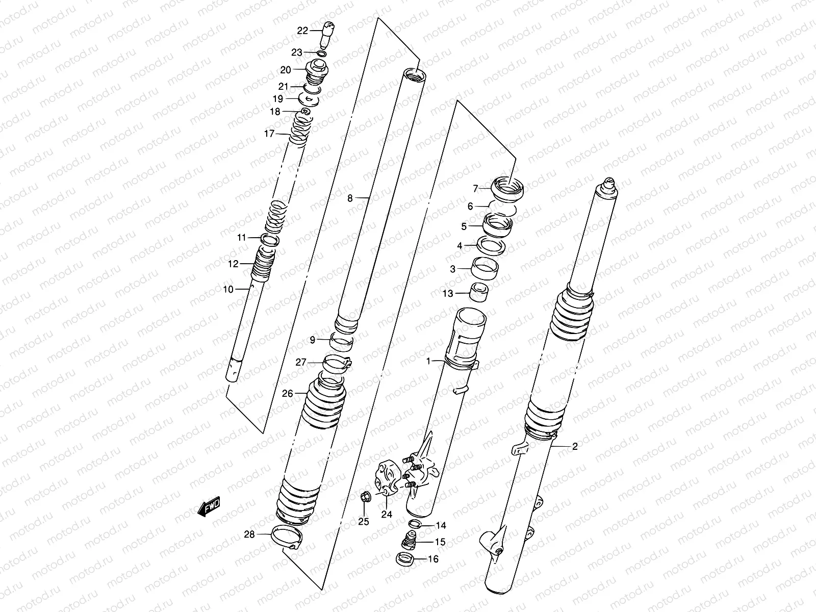35 - FRONT DAMPER