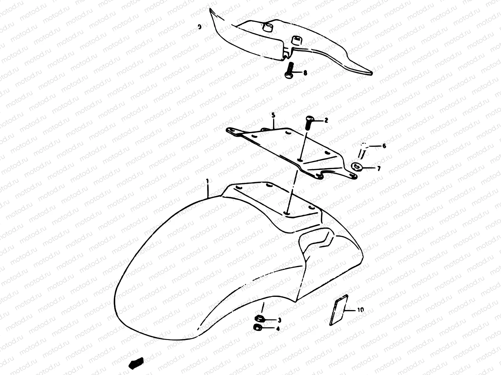 35 - FRONT FENDER