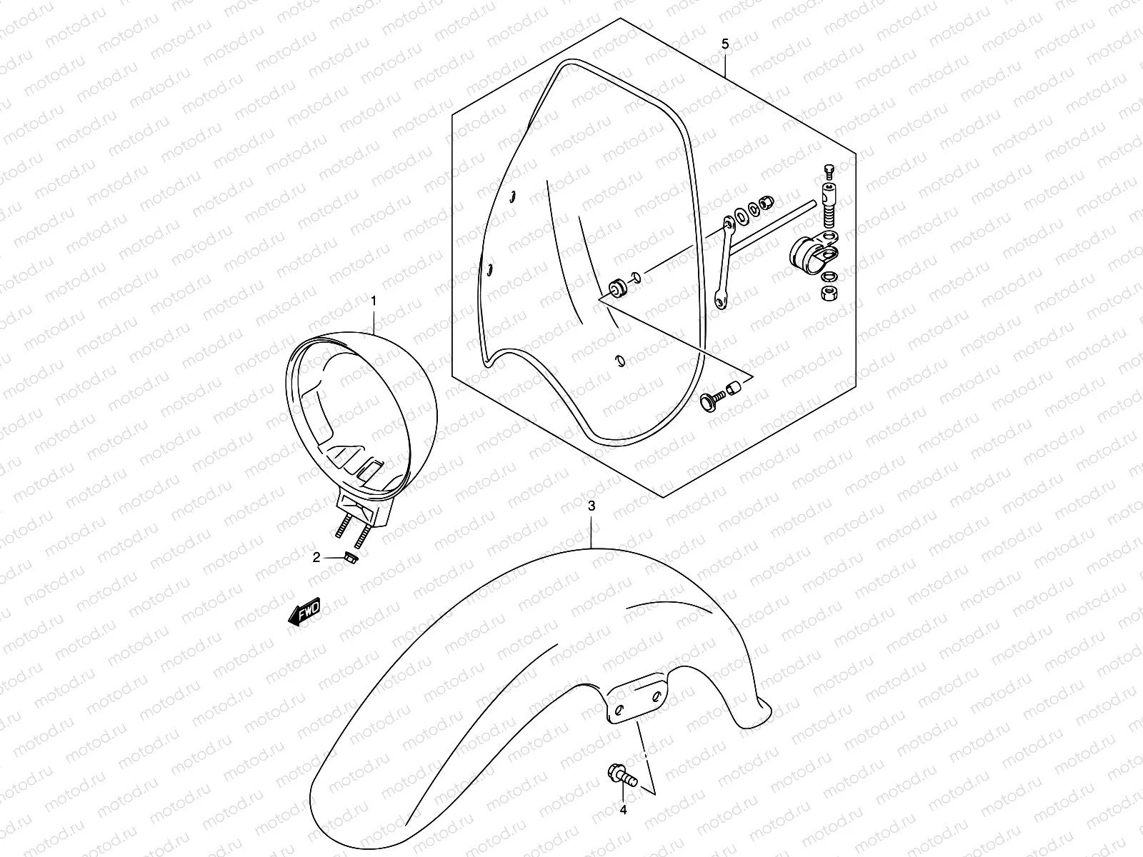 35 - FRONT FENDER