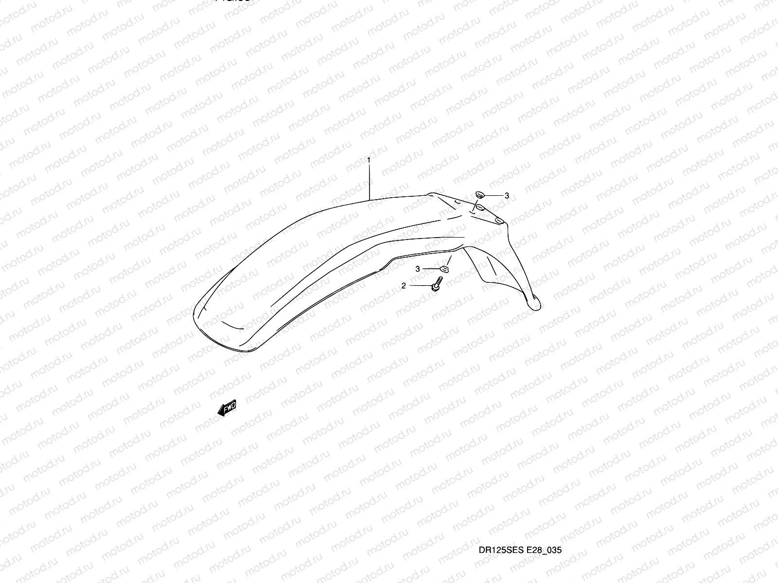 35 - FRONT FENDER