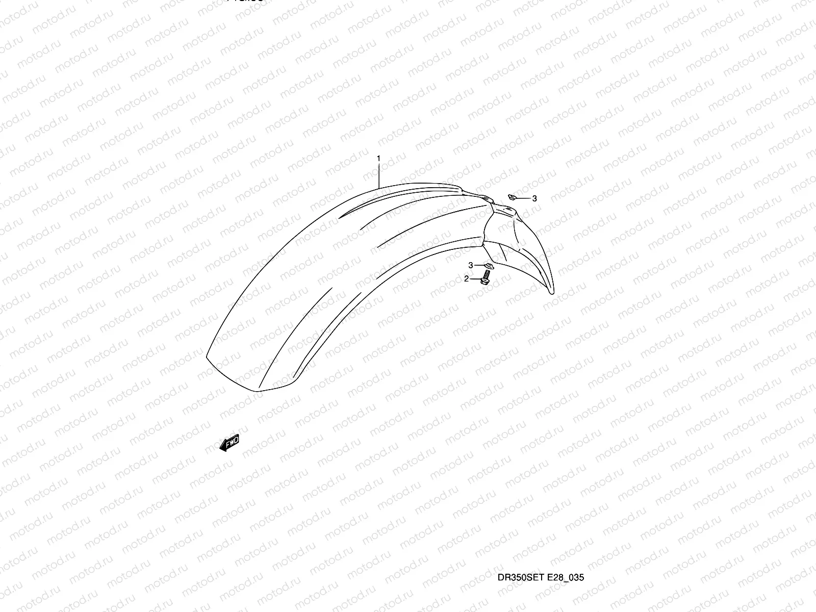 35 - FRONT FENDER