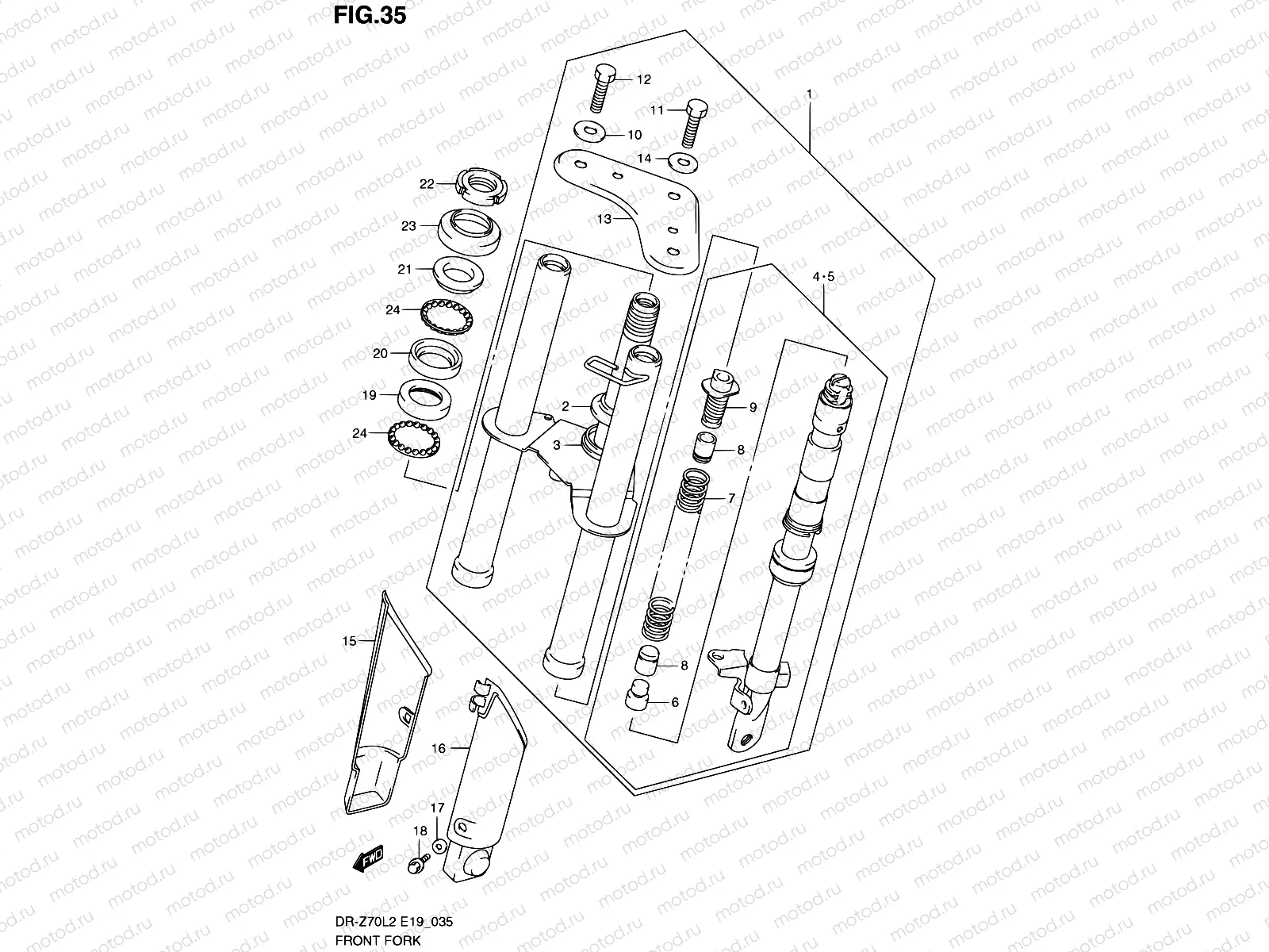 35 - FRONT FORK