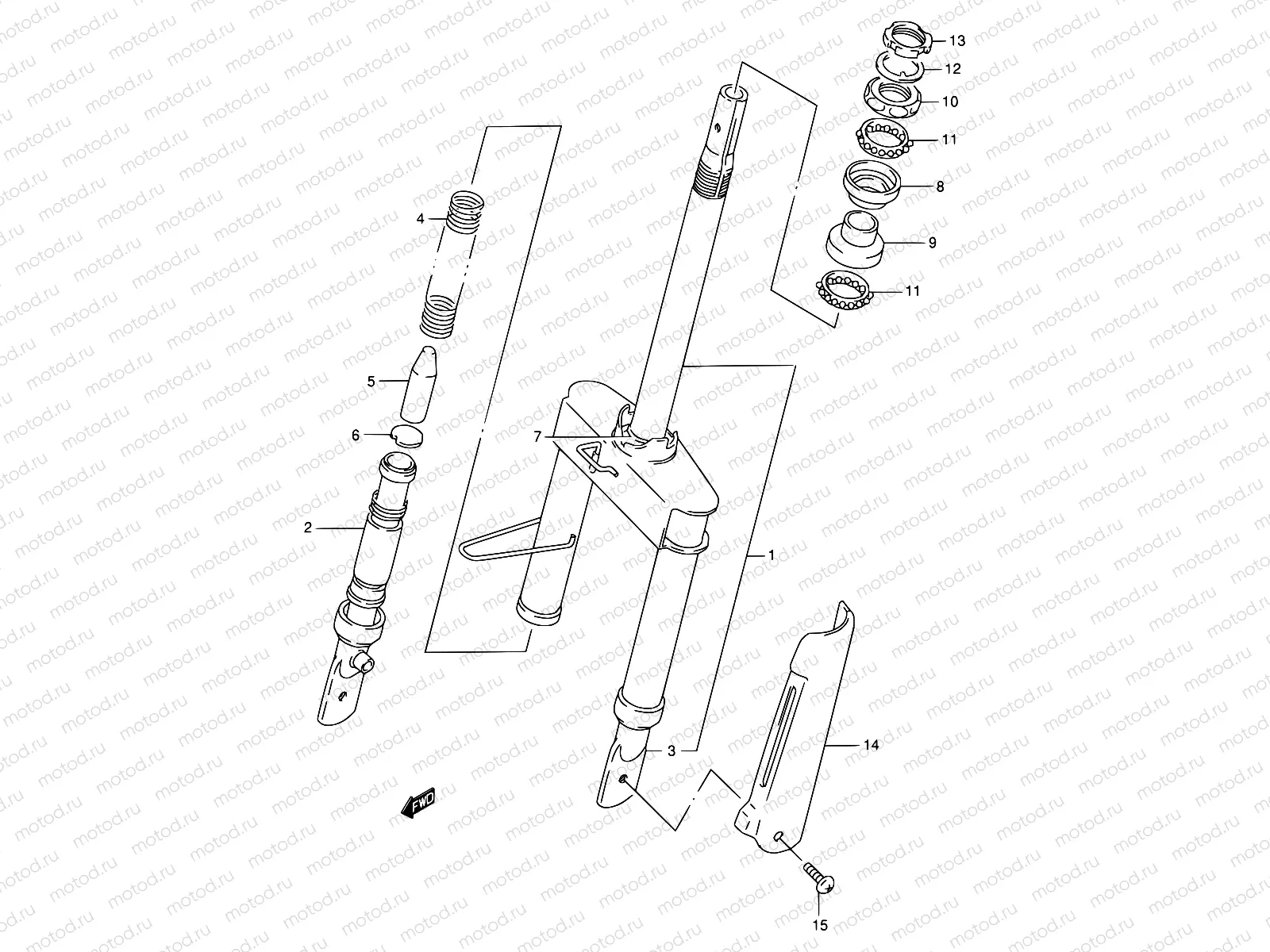 35 - FRONT FORK