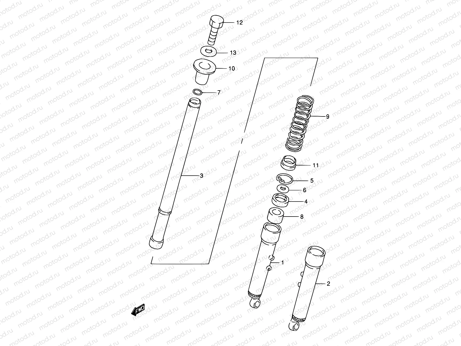 35 - FRONT FORK DAMPER (P09)