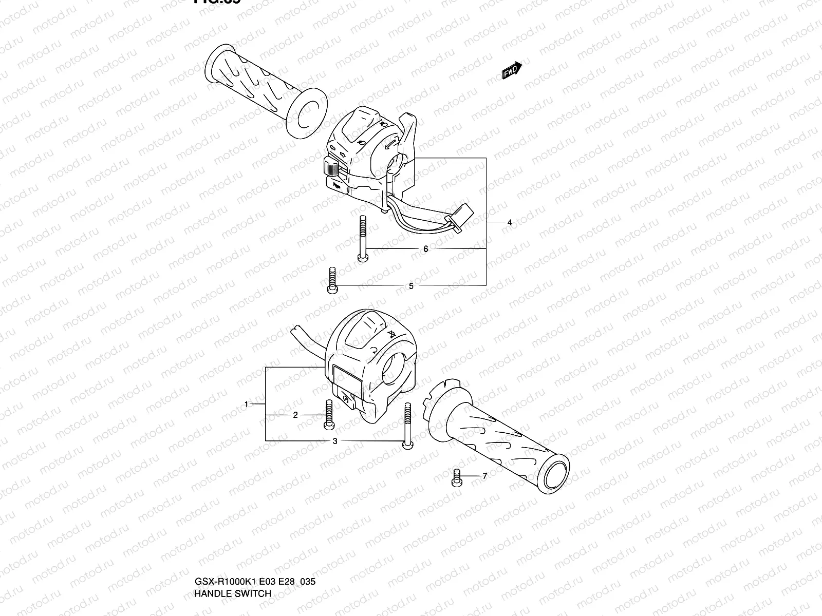 35 - HANDLE SWITCH