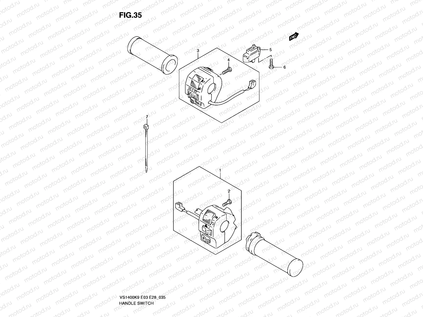 35 - HANDLE SWITCH