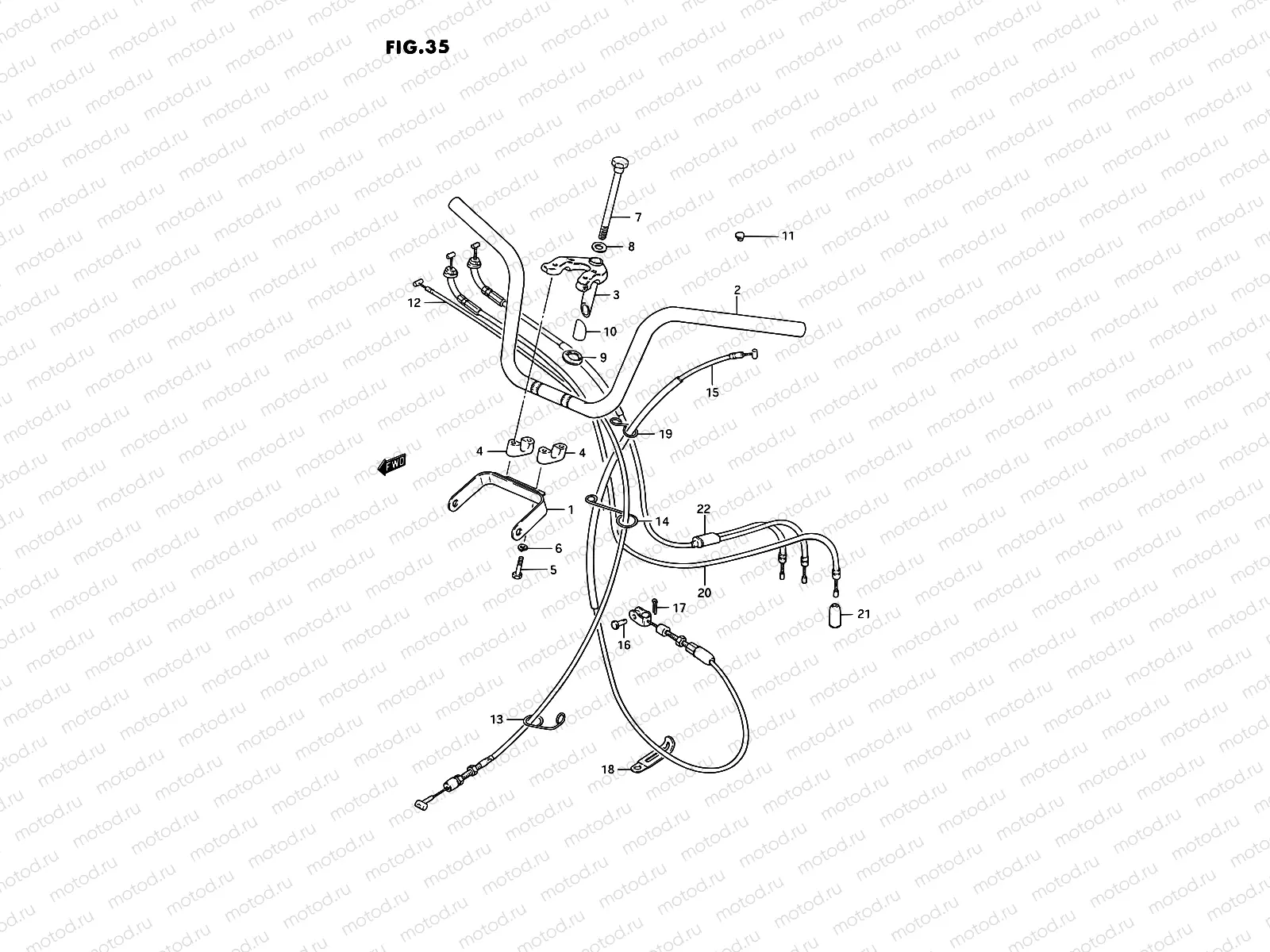 35 - HANDLEBAR (E15)