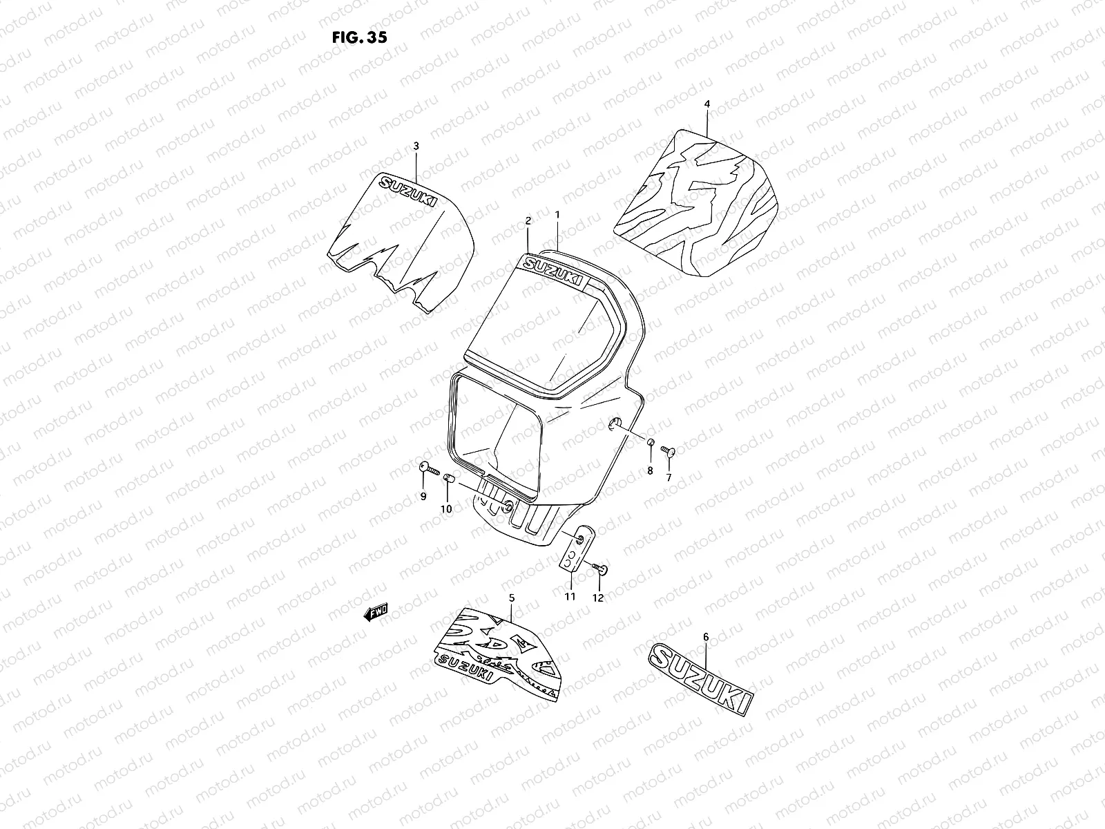 35 - HEADLAMP COVER