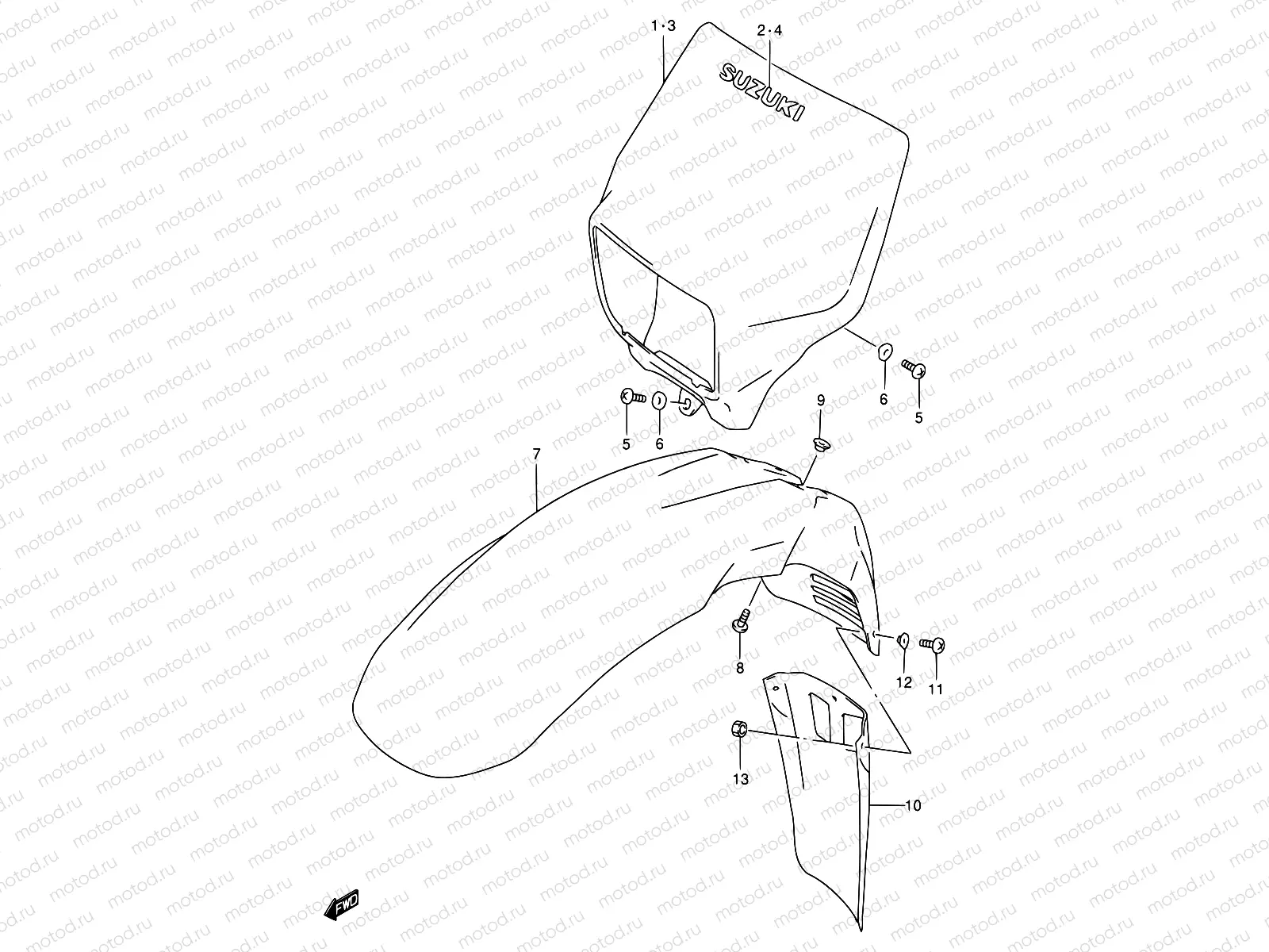 35 - HEADLAMP HOUSING