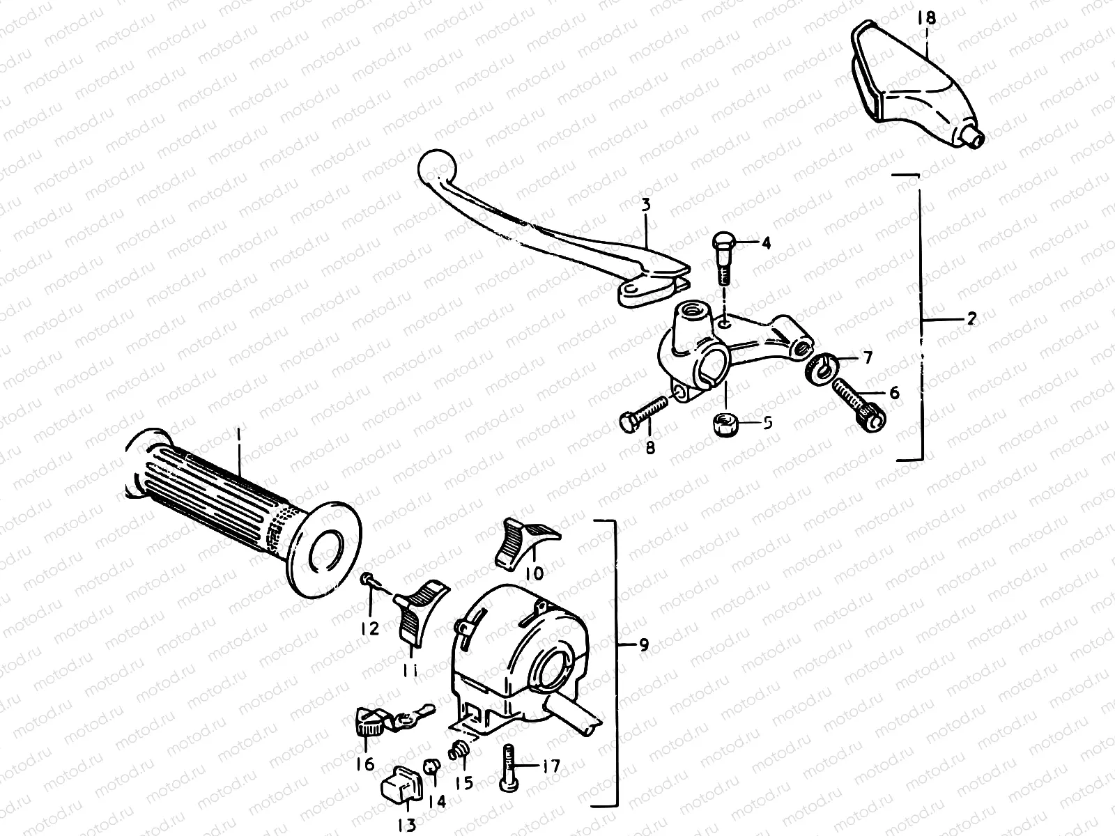 35 - LEFT HANDLE SWITCH