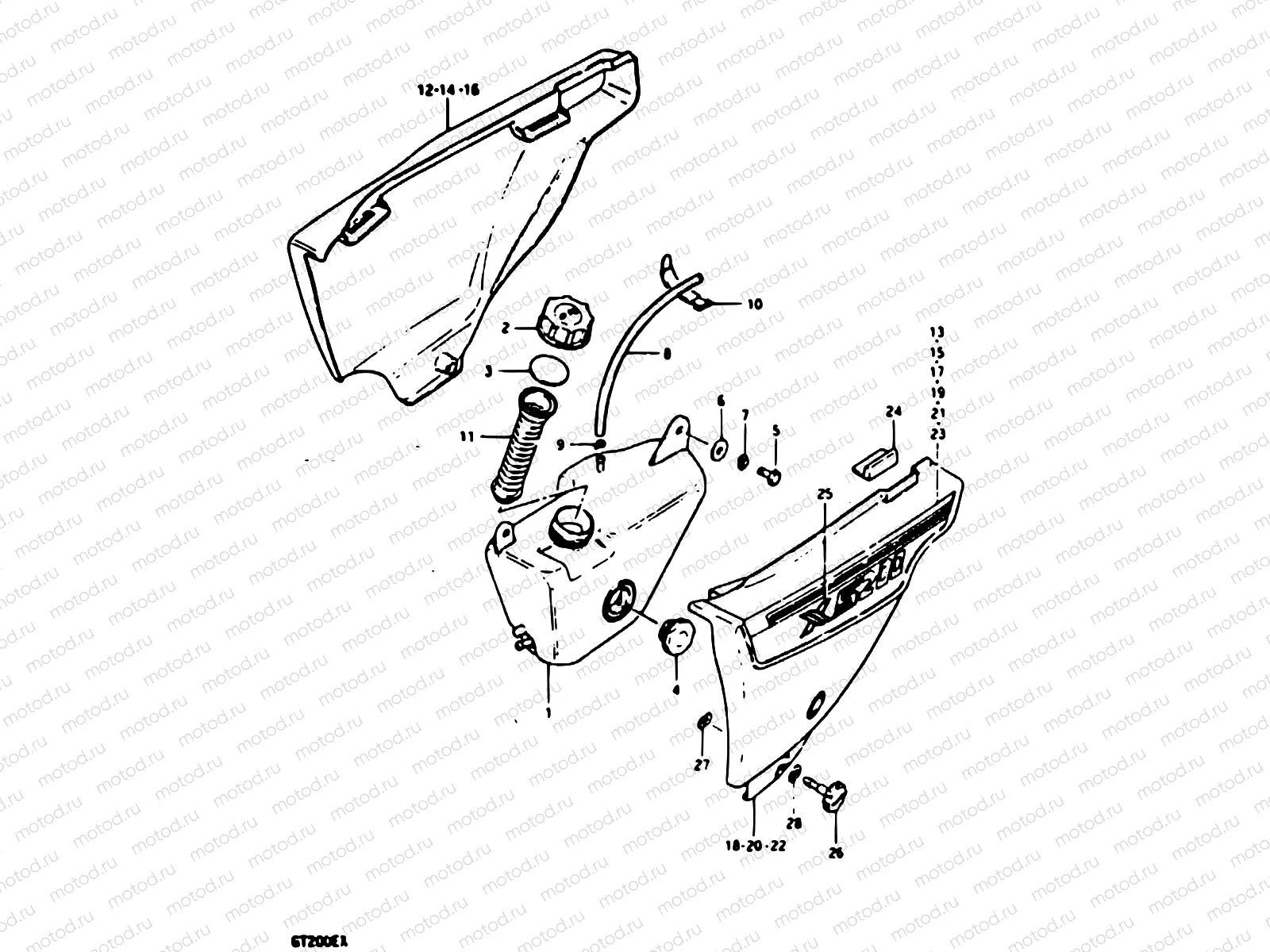 35 - OIL TANK - FRAME COVER