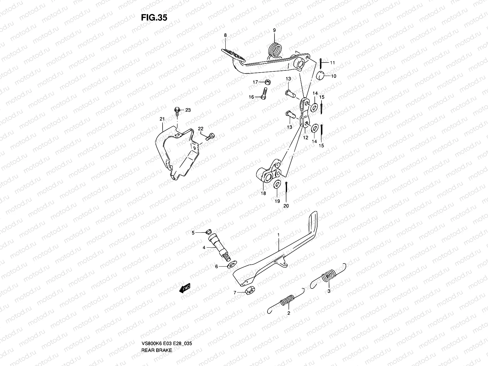 35 - REAR BRAKE
