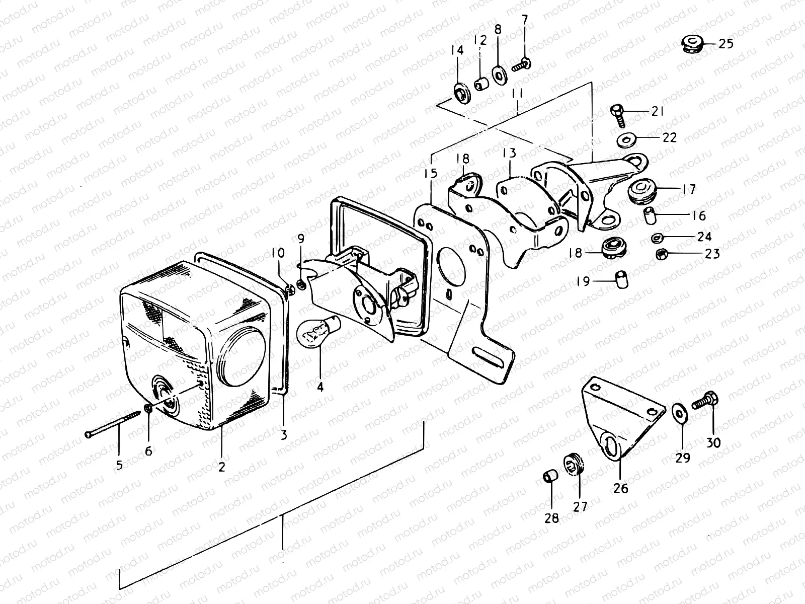 35 - REAR COMBINATION LAMP (E16)