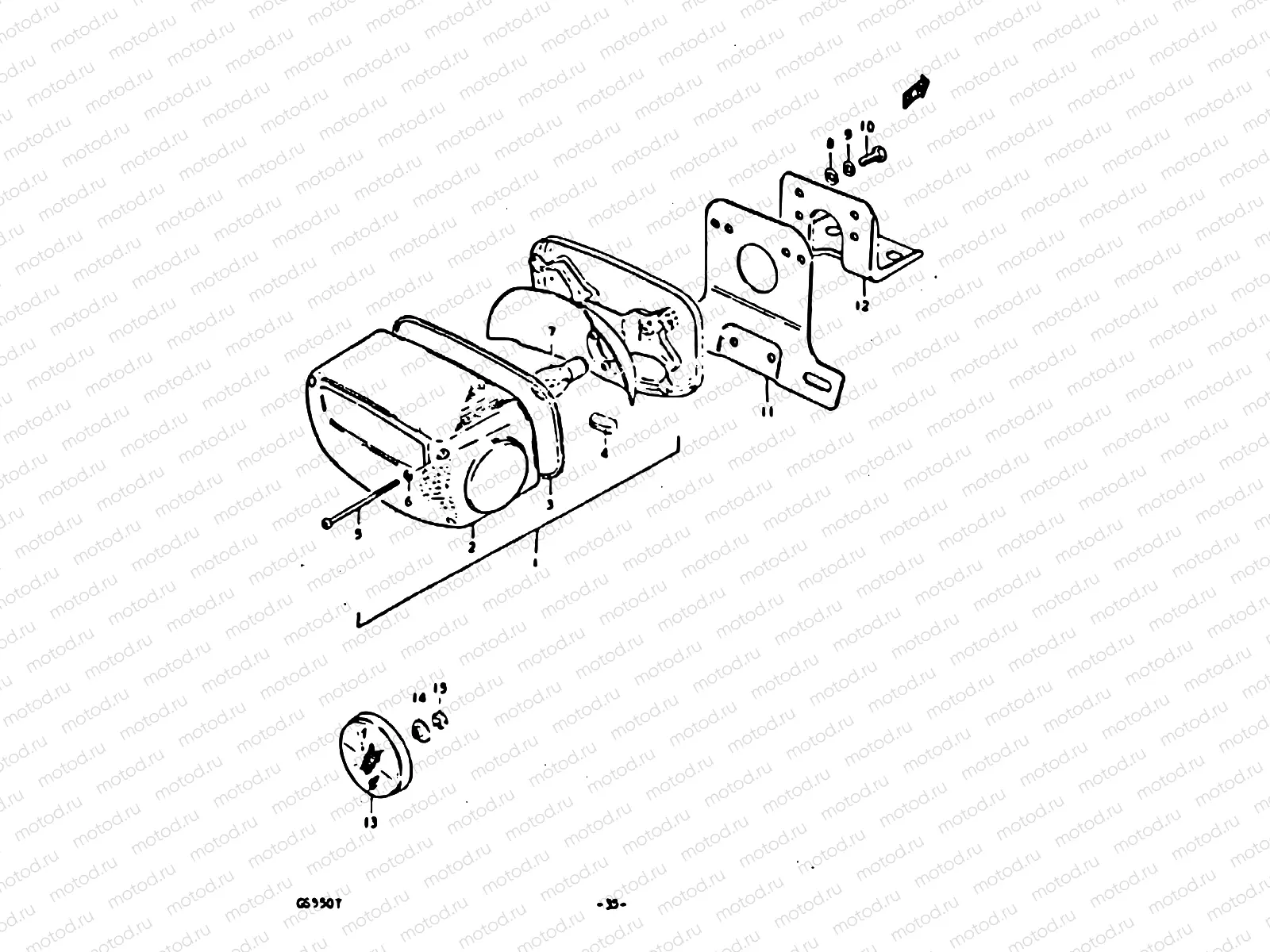 35 - REAR COMBINATION LAMP (E22)