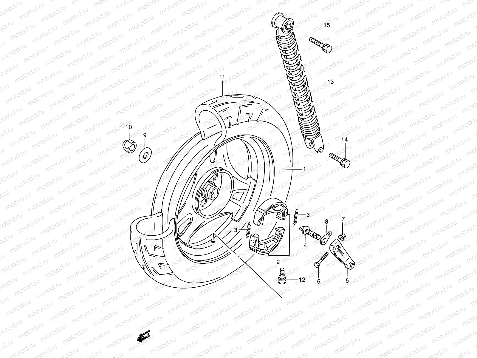 35 - REAR WHEEL