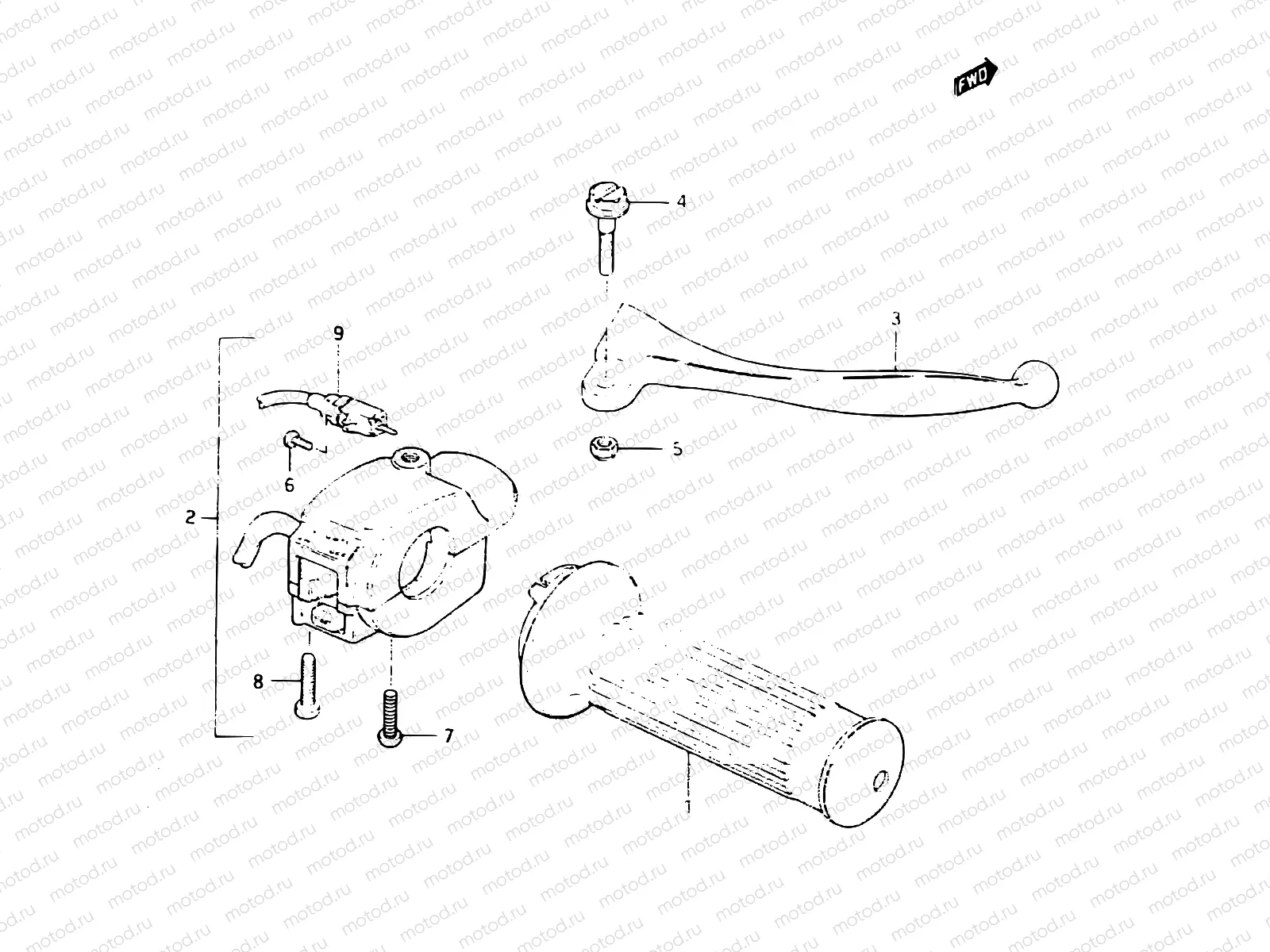 35 - RIGHT HANDLE SWITCH