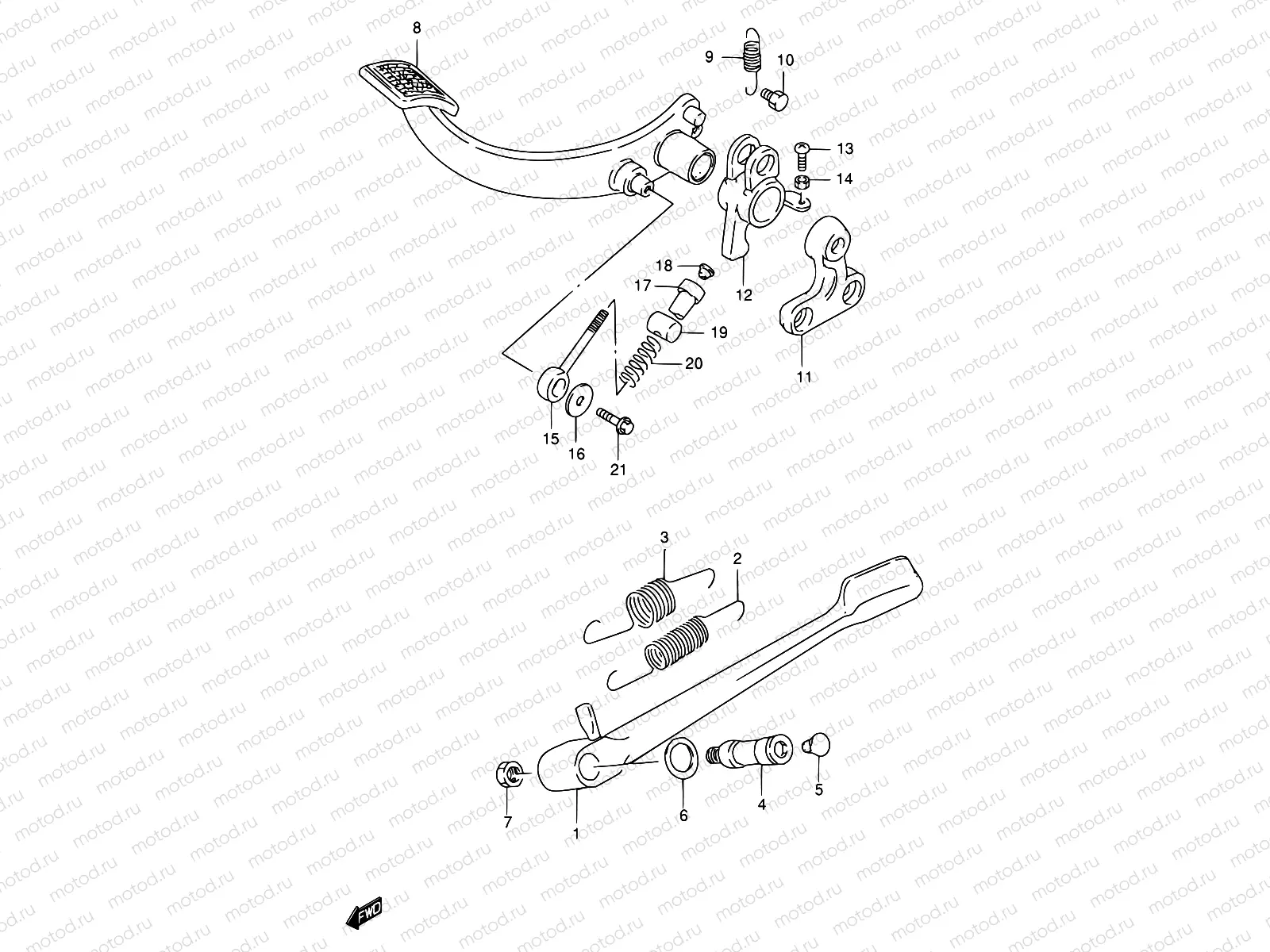 35 - STAND - REAR BRAKE