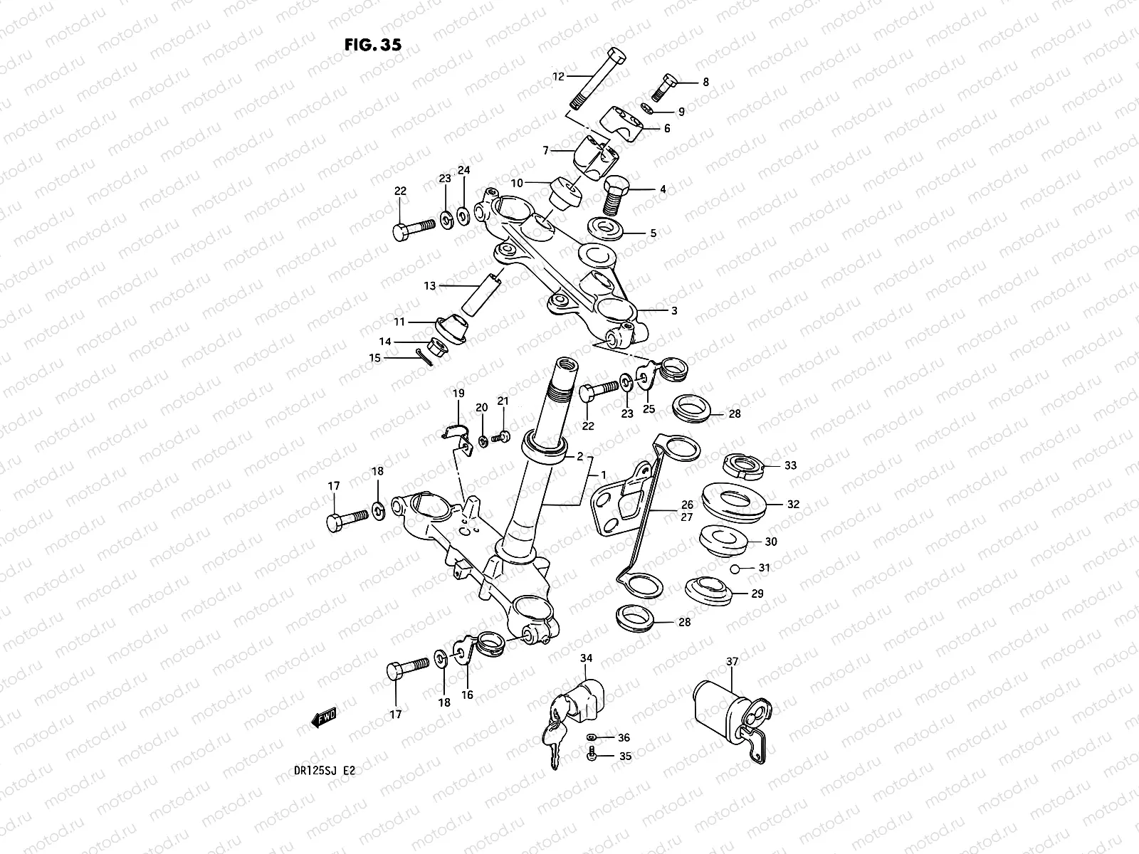 35 - STEERING STEM
