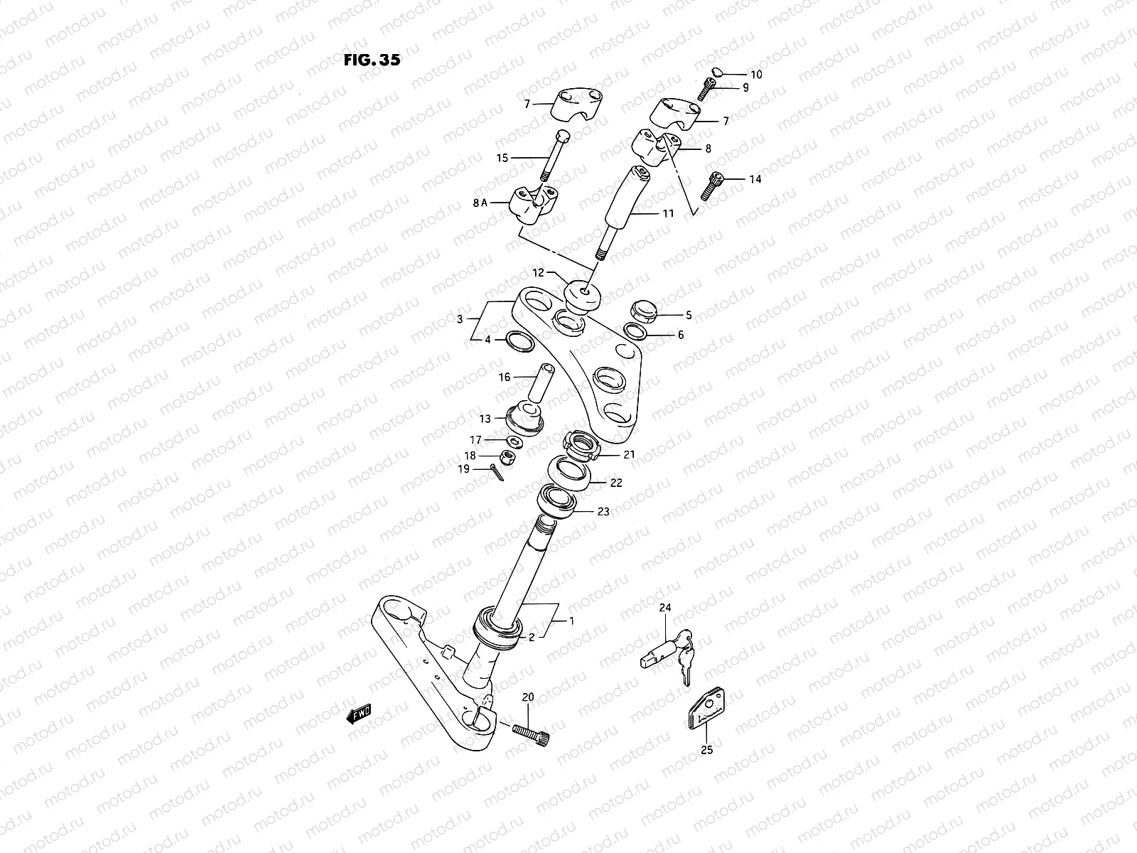 35 - STEERING STEM