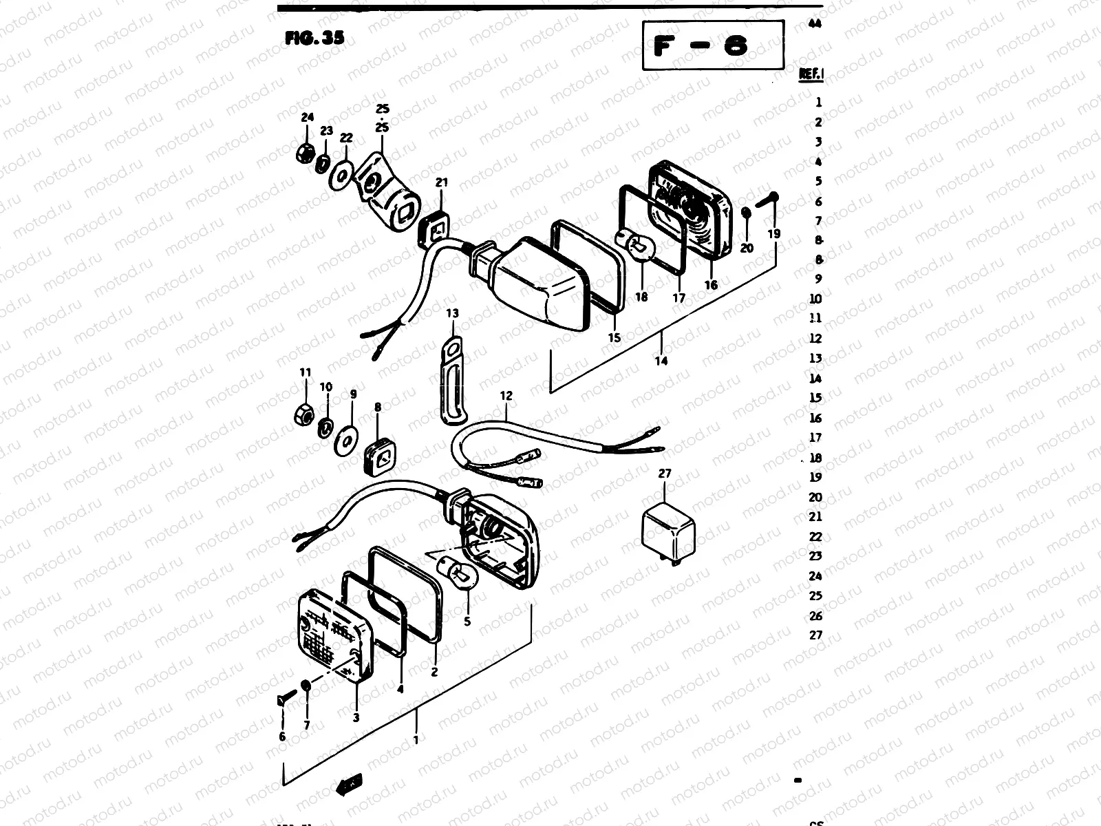 35 - TURN SIGNAL LAMP