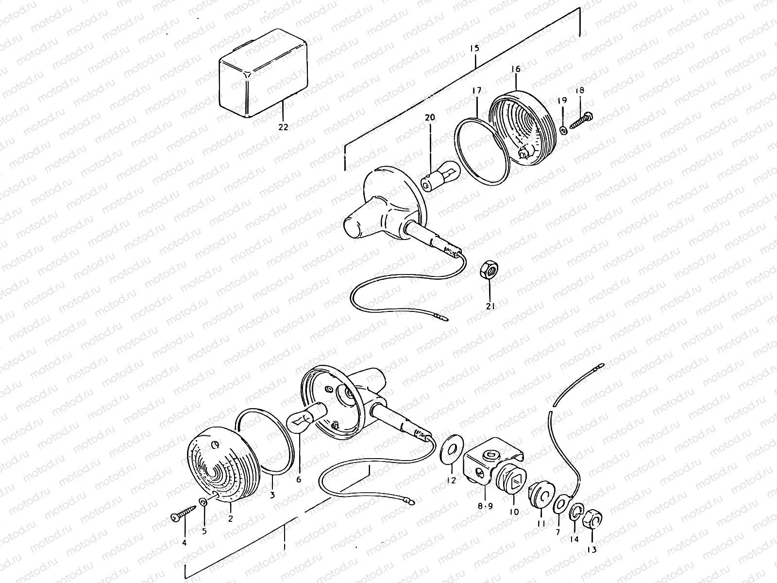 35 - TURN SIGNAL LAMP (E26)