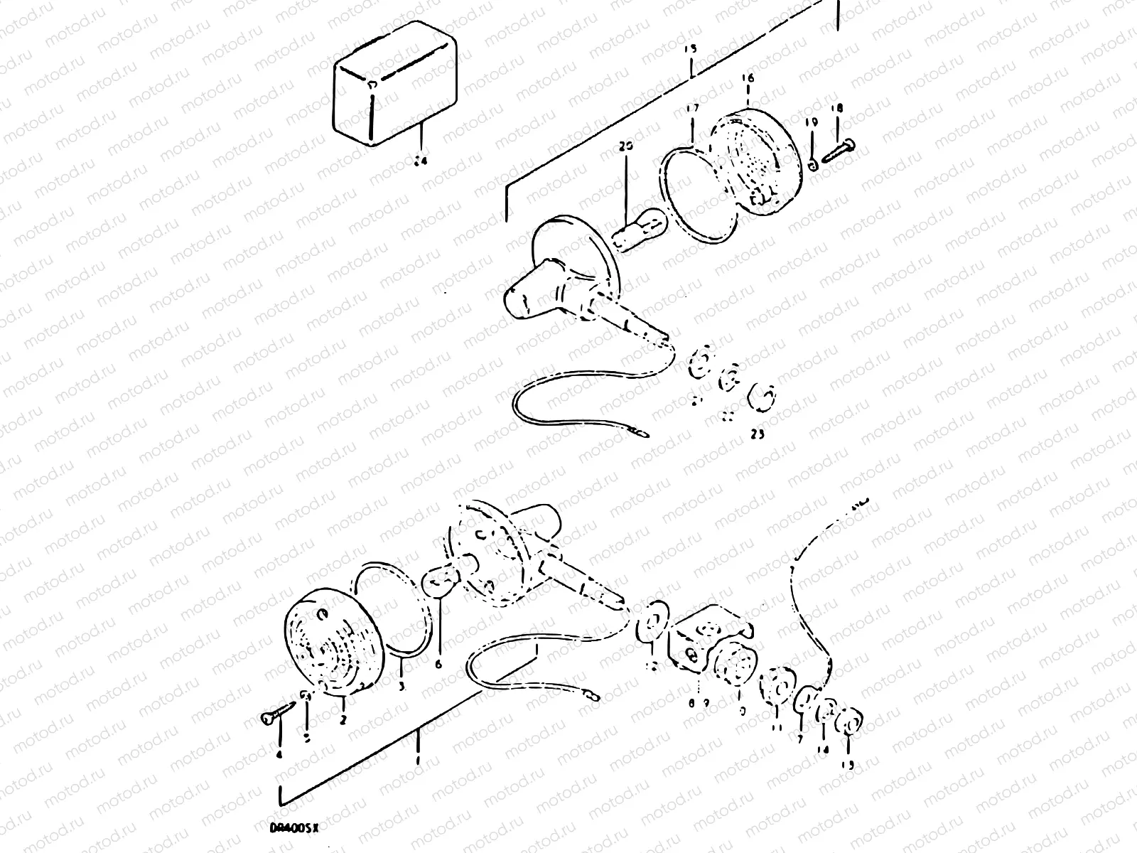 35 - TURN SIGNAL LAMP (E39)