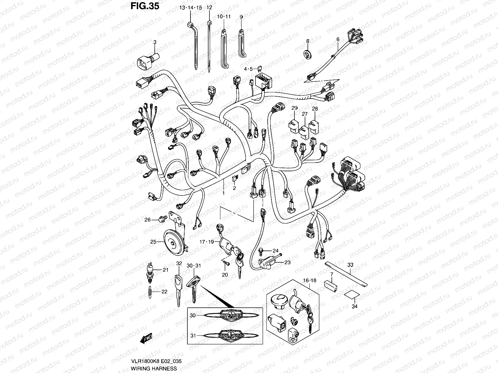 35 - WIRING HARNESS